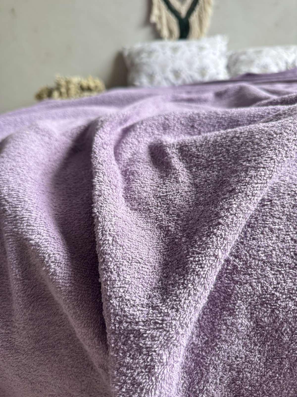 Простынь-покрывало махровое ZEINTEX MADEIRA хлопковое 150х220 см Лиловый (26981889) - фото 8 Простынь-покрывало махровое ZEINTEX MADEIRA хлопковое 150х220 см Лиловый (26981889) - фото 8
