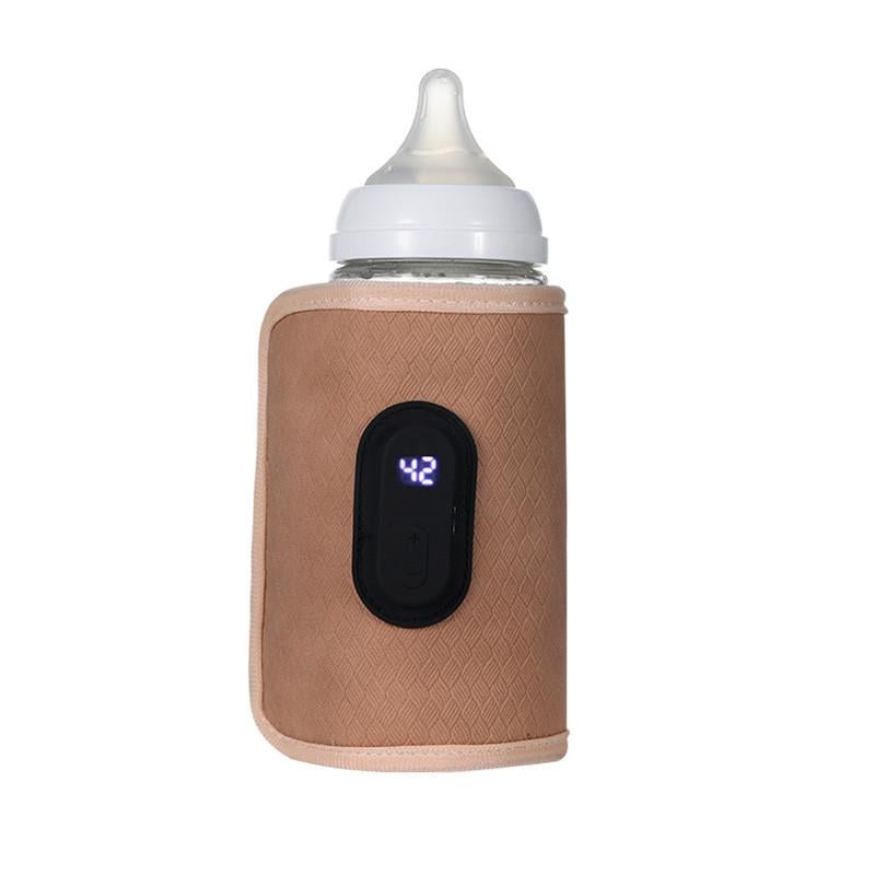 Підігрівач для дитячої пляшечки Lesko N-025 USB портативний/цифровий дисплей Coffee (28953365)