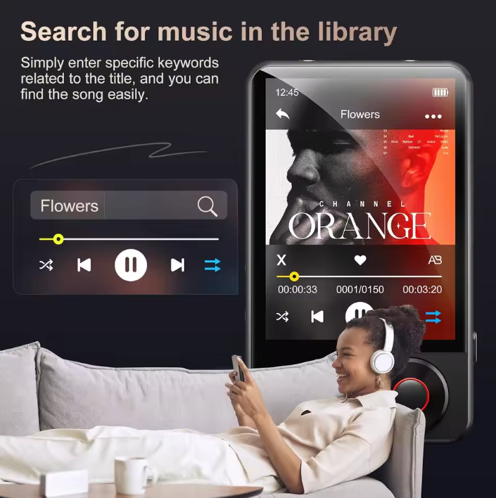 MP3/MP4-плеєр MECHEN D53 сенсорний Wi-Fi Bluetooth 128 ГБ (D53) - фото 5 MP3/MP4-плеєр MECHEN D53 сенсорний Wi-Fi Bluetooth 128 ГБ (D53) - фото 5