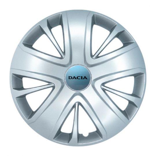 Автомобильные колпаки SKS 428 R16 с логотипом Dacia 4 шт. Серебристый