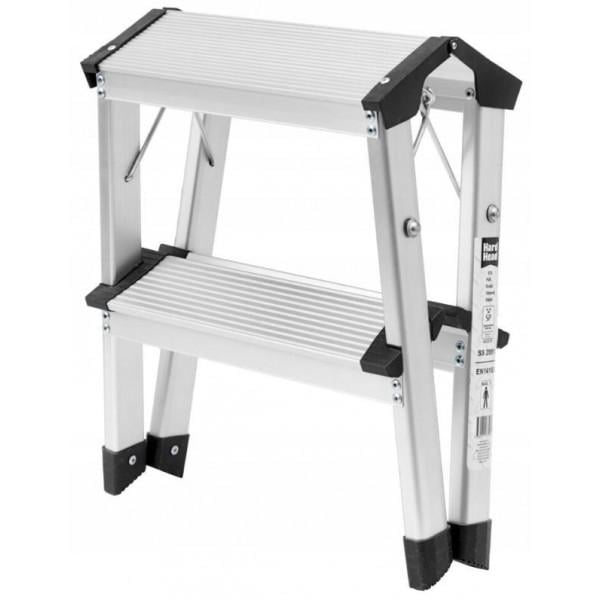 Лестница Hard Head 0,4 м алюминий до 150 кг