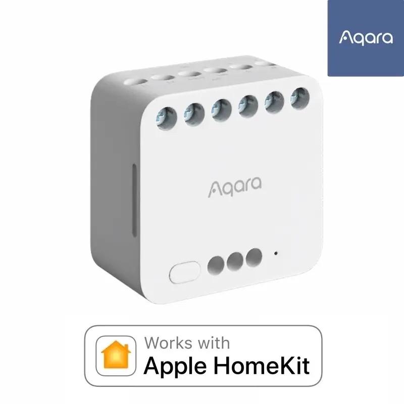 Реле двухканальное Aqara Dual Relay Module T2 With Neutral CN HomeKit ZigBee 3.0 (LLKZMK12LM / DCM-K01) - фото 2 Реле двухканальное Aqara Dual Relay Module T2 With Neutral CN HomeKit ZigBee 3.0 (LLKZMK12LM / DCM-K01) - фото 2