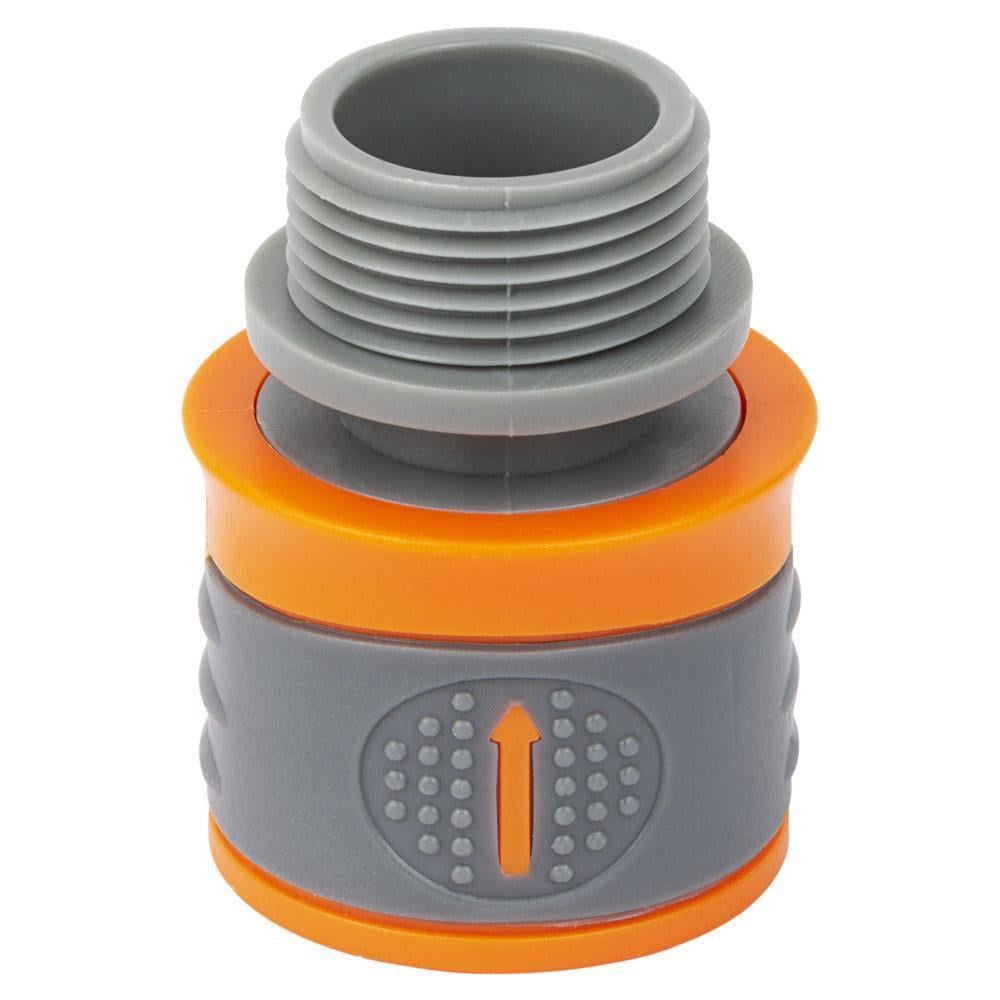 Коннектор быстросъемный Flora ABS/TPR 1/2" на кран 3/4" (5015574) Коннектор быстросъемный Flora ABS/TPR 1/2" на кран 3/4" (5015574)