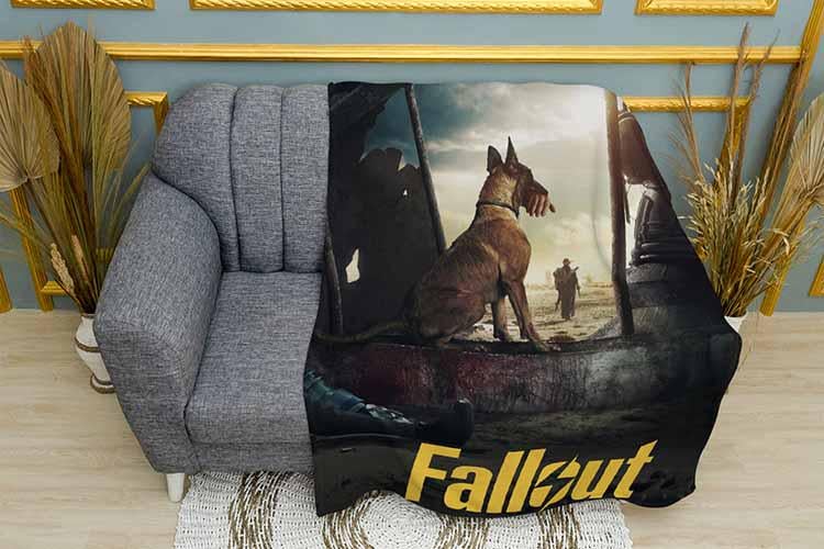 Плед Fallout Post Apocalypse плюш двухслойный 150х210 см (113003-3)
