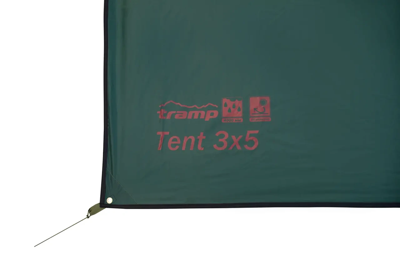 Тент туристический Tramp Tent 3х5 м Green (TRT-101) - фото 4