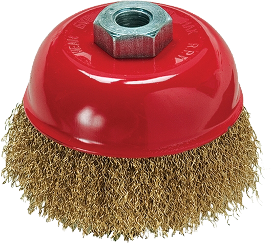 Щетка для КШМ Grad 150 мм М14 чашка рифленая (53793)