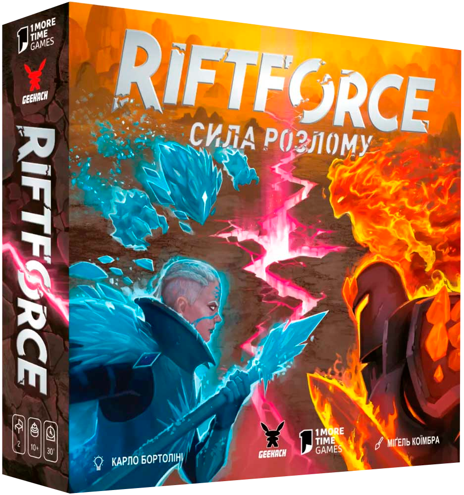 Настільна гра Geekach Games Riftforce Битва Стихій (GKCH069RF)