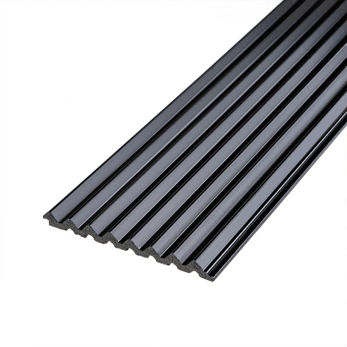 Рельс декоративный PS 2900х120х11 мм Черный (SW-00002148) - фото 1 Рельс декоративный PS 2900х120х11 мм Черный (SW-00002148) - фото 1