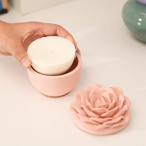 Свічка у підсвічнику Півонія - фото 2