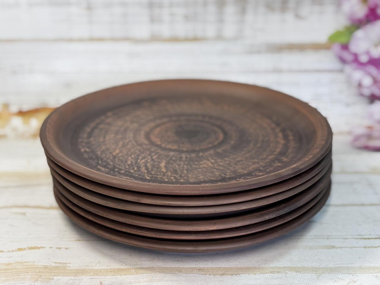Набір обідніх глиняних тарілок 6 шт. 25 см (2702806871) - фото 2 Набір обідніх глиняних тарілок 6 шт. 25 см (2702806871) - фото 2