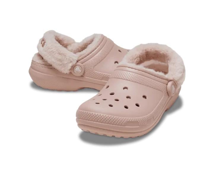 Сабо утепленные Crocs Classic Fuzz Lined р. 37-38 Pink Clay (24482113)