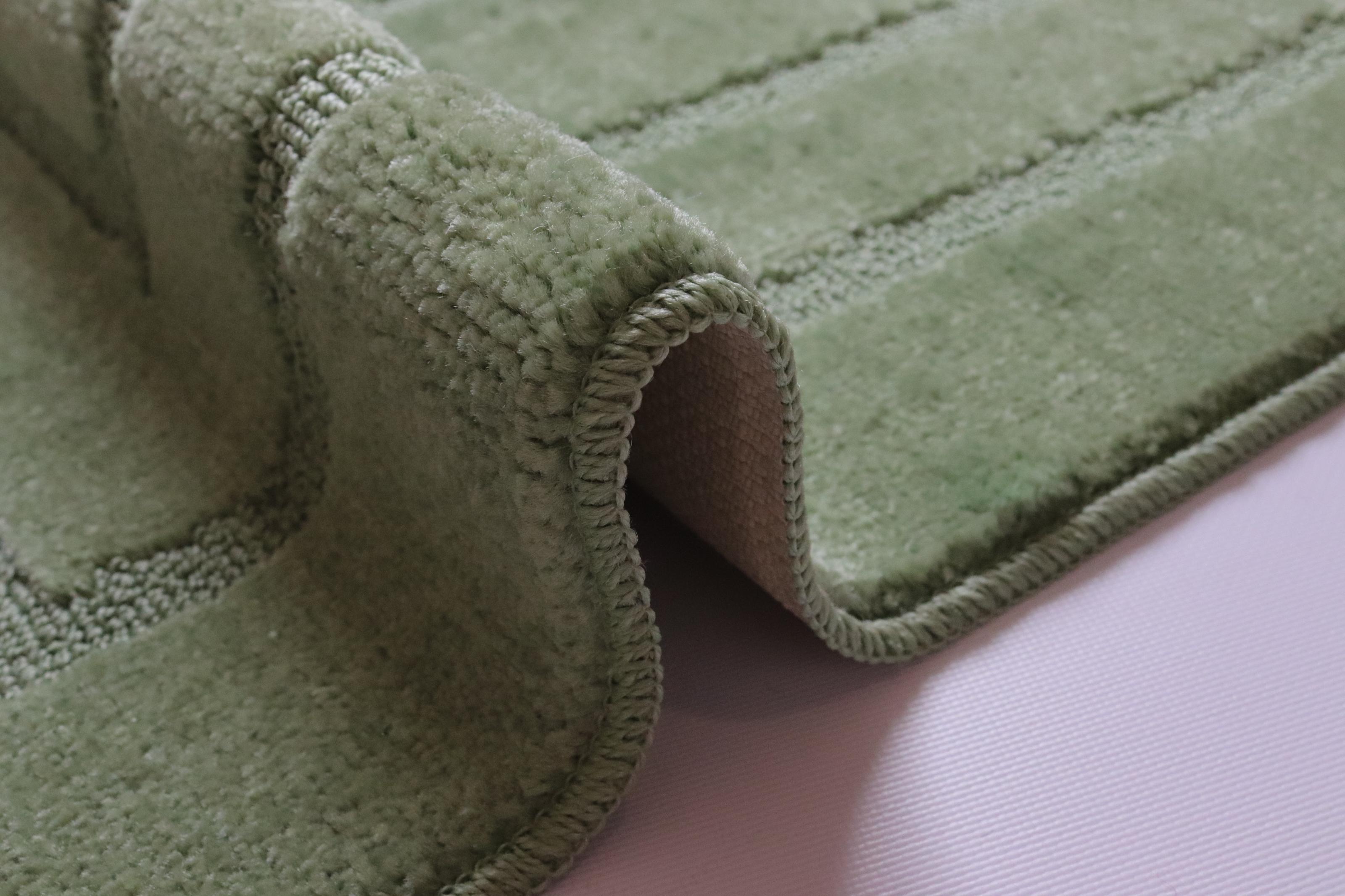 Набір килимків у ванну та туалет Vonaldi 80x50/40x50 см Green (00189/s) - фото 6