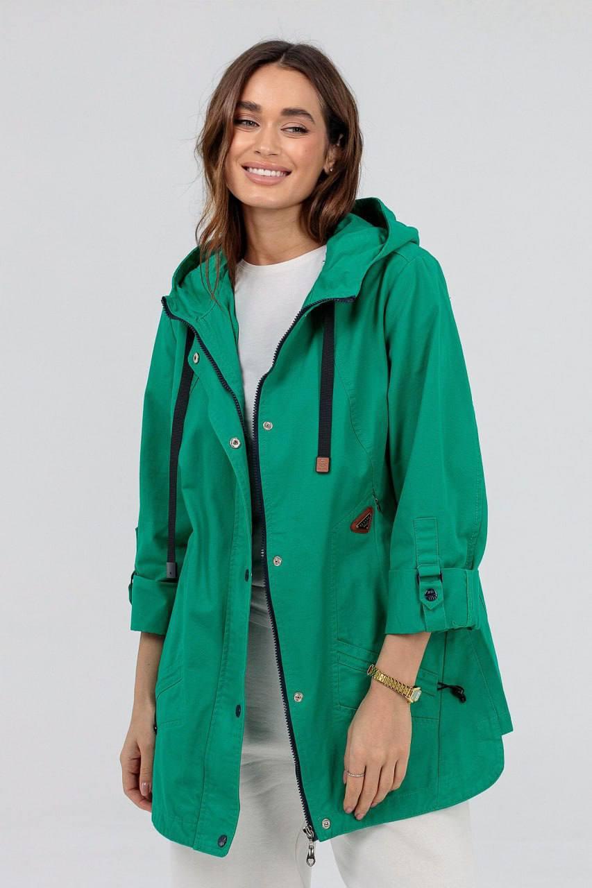 Вітровка жіноча 7XL Зелений (349h/7XL) - фото 3 Вітровка жіноча 7XL Зелений (349h/7XL) - фото 3