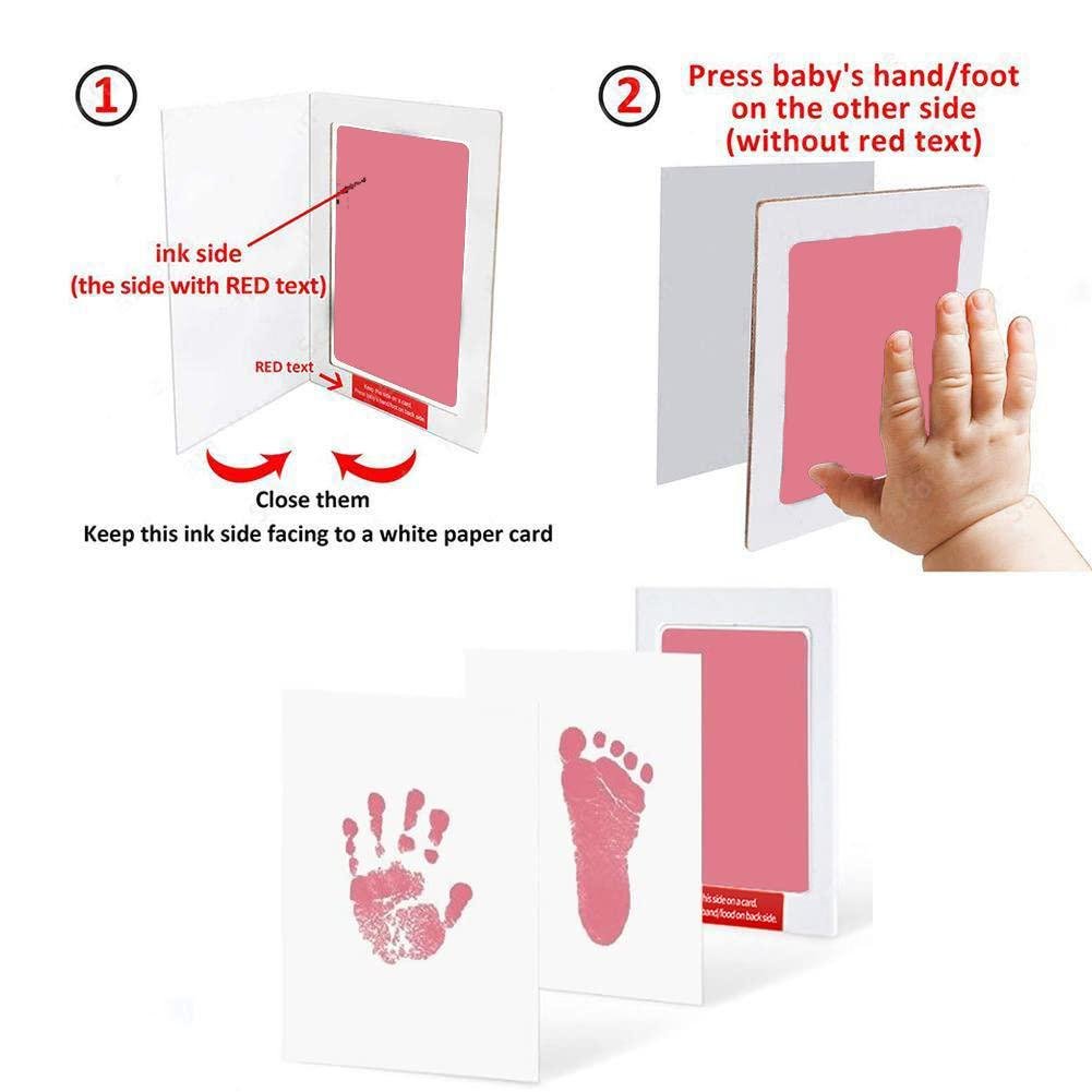 Набор для создания отпечатков детских ручек и ножек Розовый - фото 9 Набор для создания отпечатков детских ручек и ножек Розовый - фото 9