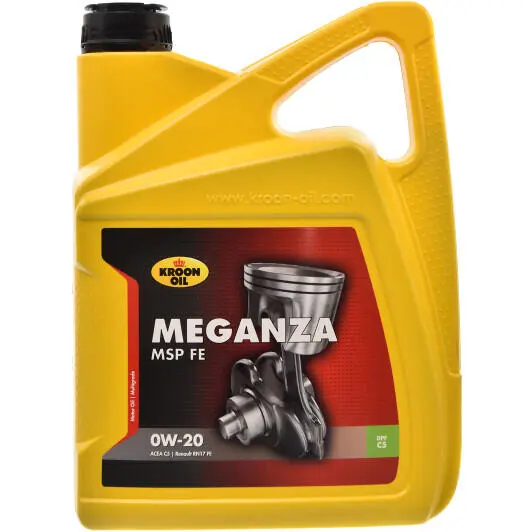 Моторное масло KROON OIL Meganza MSP FE 0W-20 5 л (36787) Моторное масло KROON OIL Meganza MSP FE 0W-20 5 л (36787)