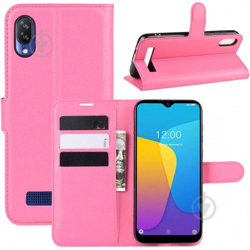 Чохол-книжка Litchie Wallet для Doogee Y8C Rose (hub_AZRM15443) - фото 2