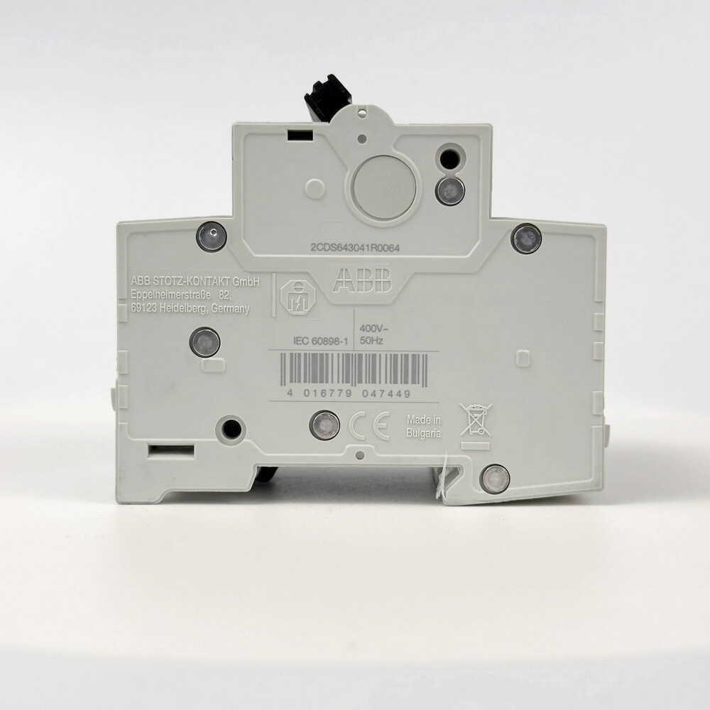 Автоматический выключатель ABB Basic BMS413-C06 3p тип-C 6A (28679869) - фото 4