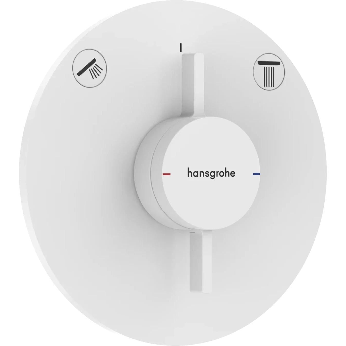 Смеситель для душа Hansgrohe Duo Turn S термостатический Белый матовый (37460454)