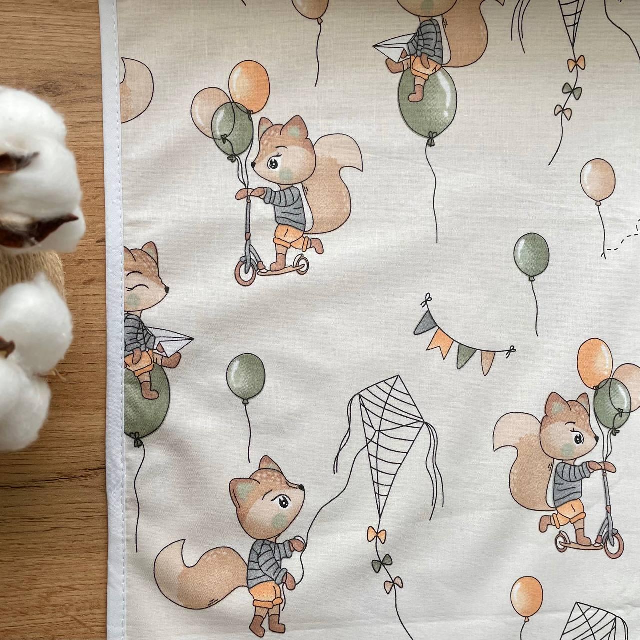 Пеленка для новорожденных Лиса непромокаемая 50х80 см