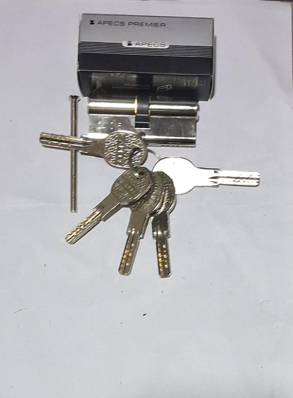 Цилиндр Apecs QM-90-NI ключ/ключ (307818E) - фото 2 Цилиндр Apecs QM-90-NI ключ/ключ (307818E) - фото 2