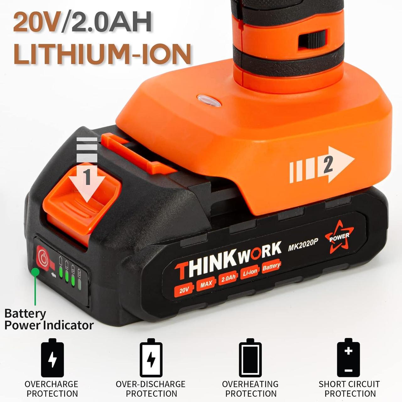 Пістолет клейовий бездротовий 20 В з 30 стрижнями - фото 3 Пістолет клейовий бездротовий 20 В з 30 стрижнями - фото 3