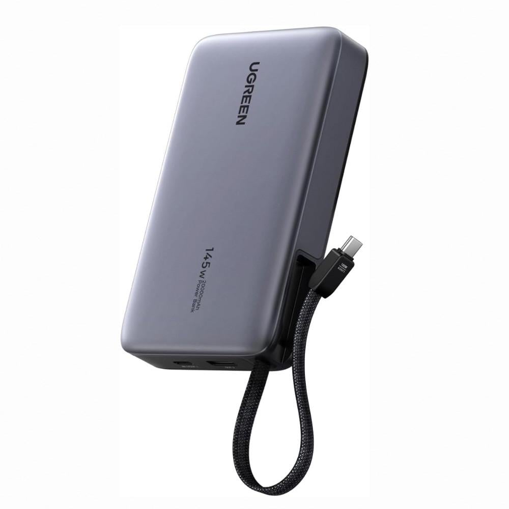 Повербанк UGREEN PB551 для ноутбуків/планшетів і смартфонів 20000 мАг 145W Gray (124353582)