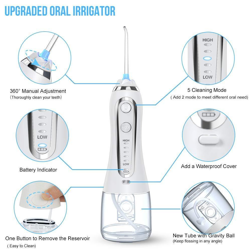 Ирригатор Cordless Oral Irrigator Белый (3767882) - фото 5