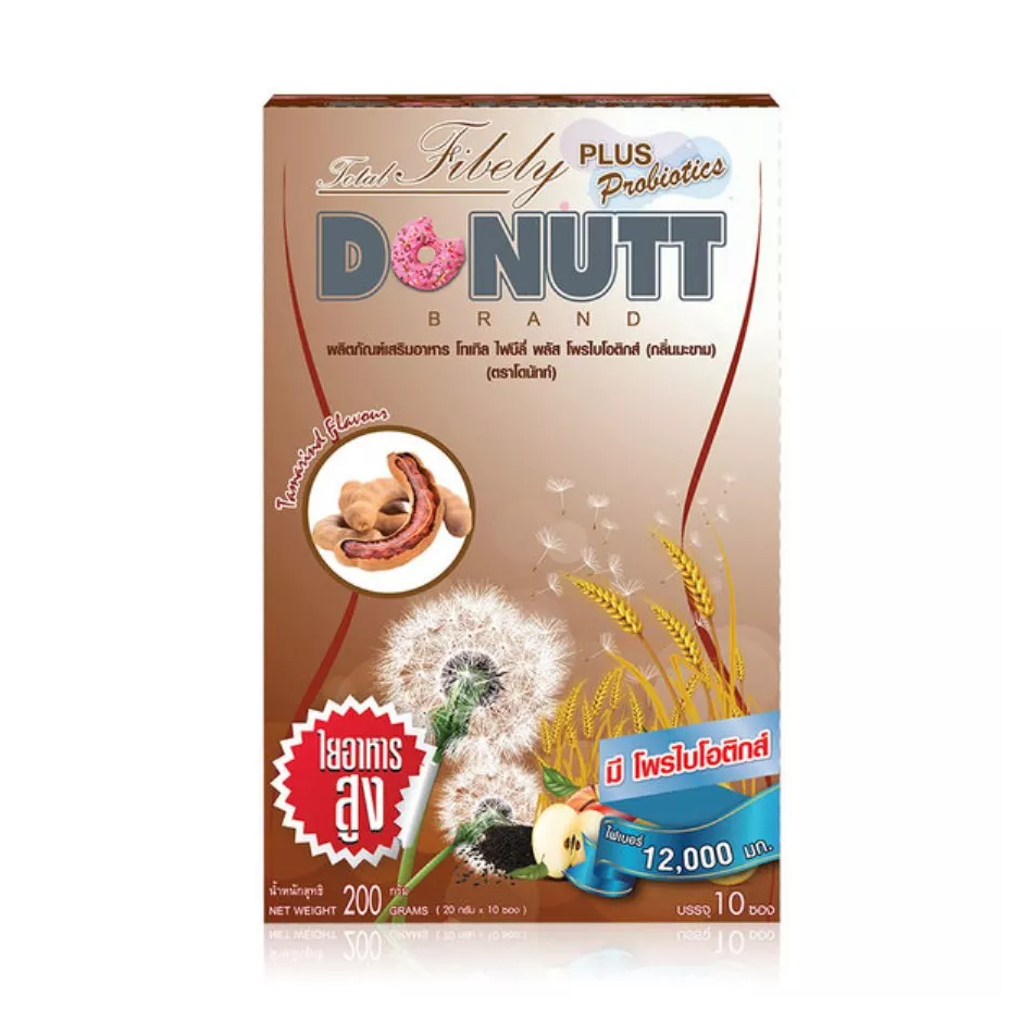 Клетчатка питьевая Donutt для очистки и детоксикации с тамариндом 200 г (8858934706619)