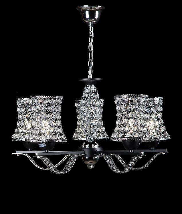 Люстра свеча Ray LYX6825/5 CR+BK (IR006559)