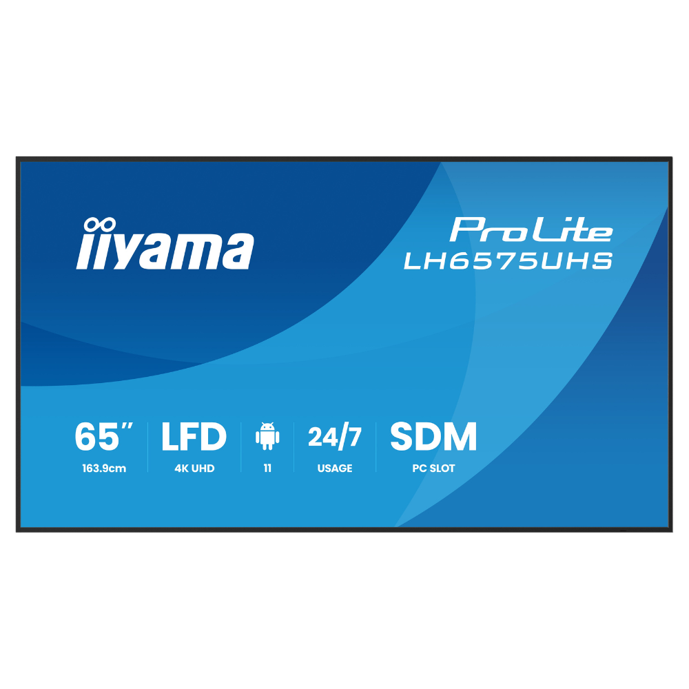 Дисплей информационный Iiyama ProLite LH6575UHS-B2AG Black (30359722)