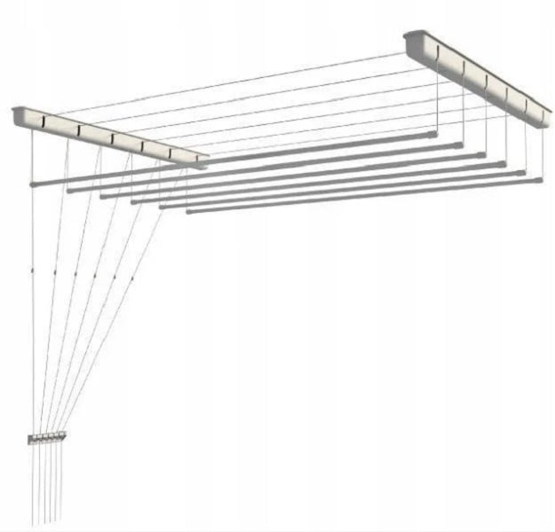 Сушка для белья 1,0 м на 6 треугольных прутьев (PL100)