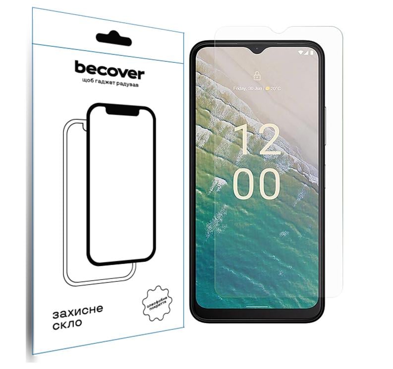 Захисне скло BeCover для Nokia C32 3D Crystal Clear Glass (709740)