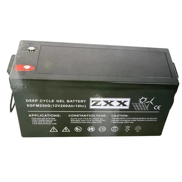 Акумулятор гелевий універсальний ZXX 12V 200 Ah з технологією AGM (opt-102860)