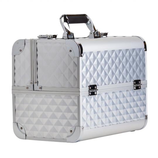 Ящик для косметики Elisey Серебряная элегантность 32х25 см Серебряный (135-81-9205-003)