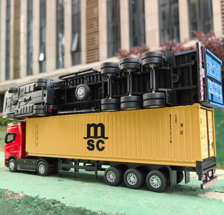 Машинка металлическая контейнеровоз SCANIA (29747375) - фото 9 Машинка металлическая контейнеровоз SCANIA (29747375) - фото 9