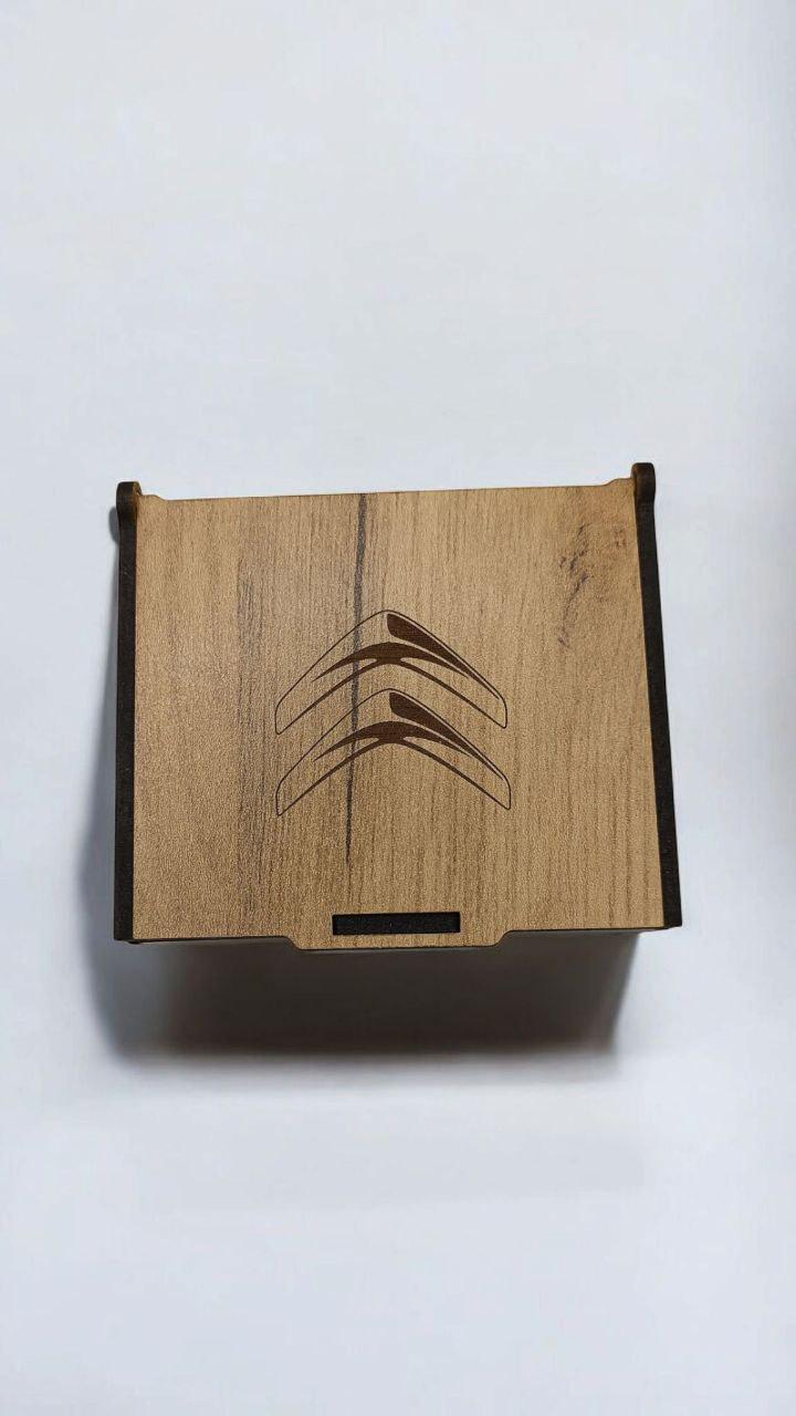 Ароматизатор в дифлектор для авто Citroen из дерева и войлока и аромапарфюм 5 мл (79) - фото 3