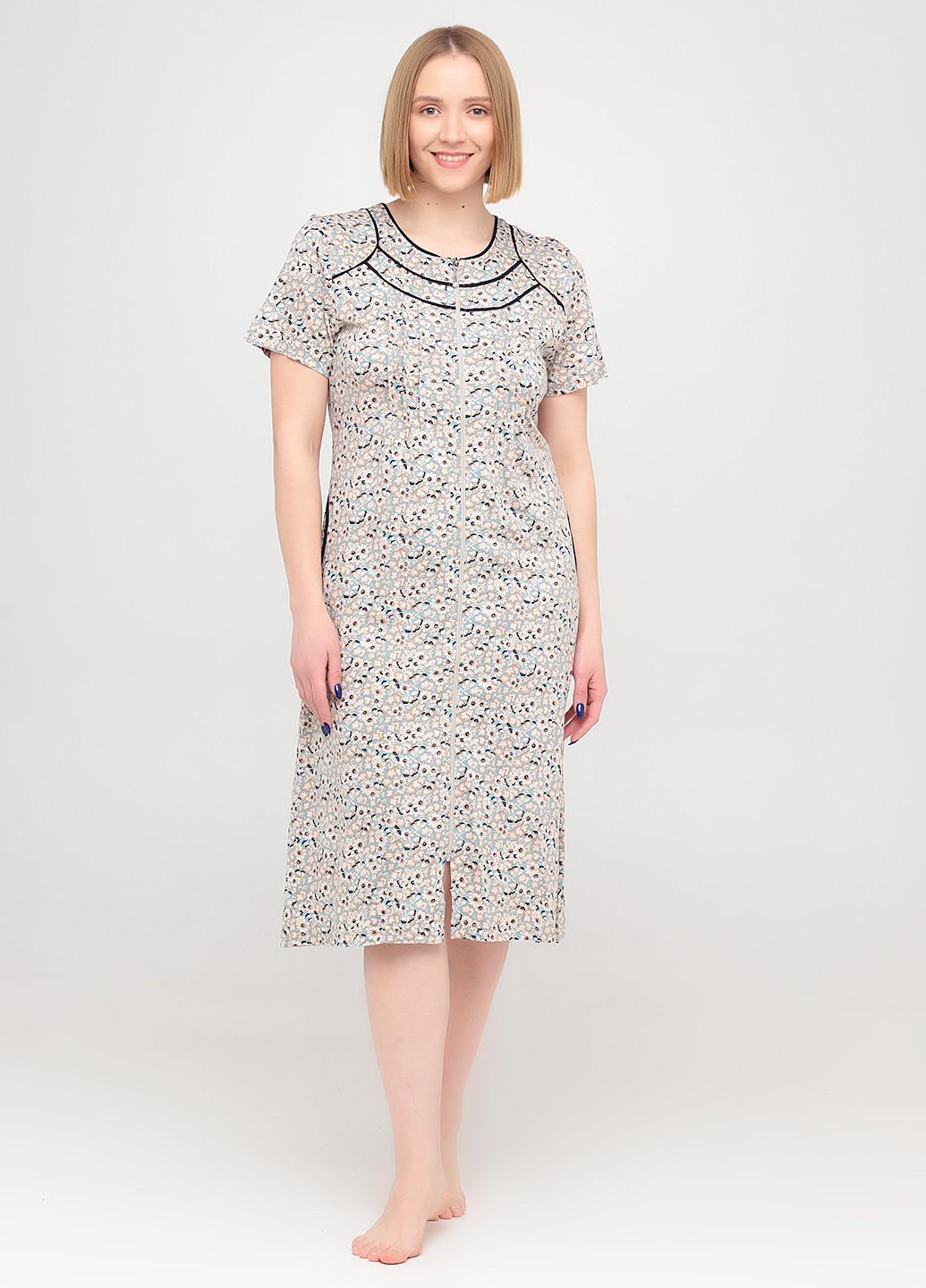 Халат женский Wild Love 2XL Бежевый (82437) Халат женский Wild Love 2XL Бежевый (82437)