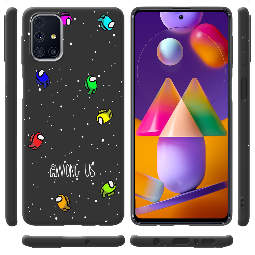 Чехол Boxface Samsung M317 Galaxy M31s Among Us Invisible Черный силикон (40942-bk76-42019) - фото 2