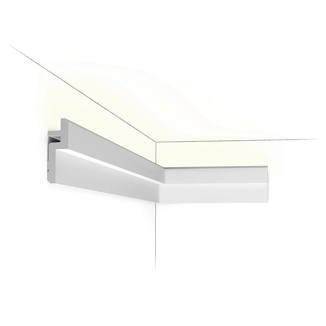 Карниз полиуретановый Orac Decor C394 жесткий 95х30x2000 мм (29013089)