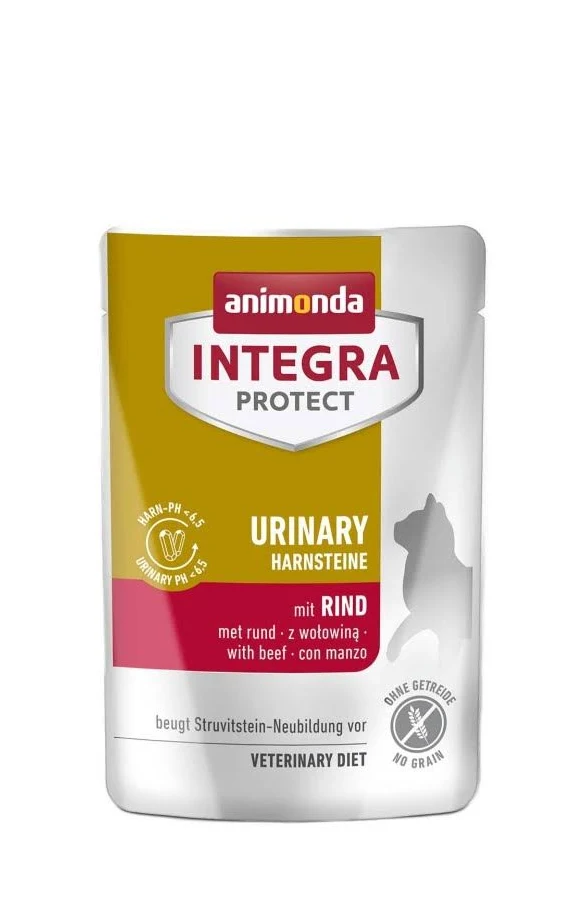 Корм влажный для кошек Animonda INTEGRA PROTECT при мочекаменной болезни с говядиной 85 г