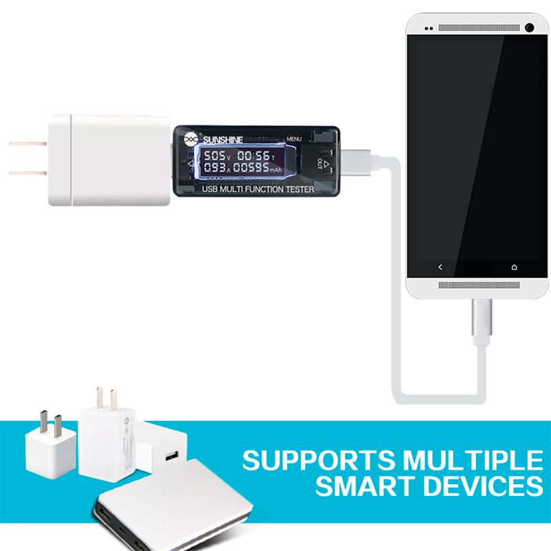Тестер многофункциональный SUNSHINE SS-302A QC4.0 4-20 V 3,3 A (2000990249739) - фото 3