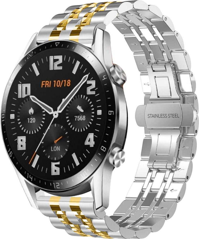 Браслет металлический Spinye Line для Huawei Watch GT 2 46 мм Silver Gold (28971-67) Браслет металлический Spinye Line для Huawei Watch GT 2 46 мм Silver Gold (28971-67)