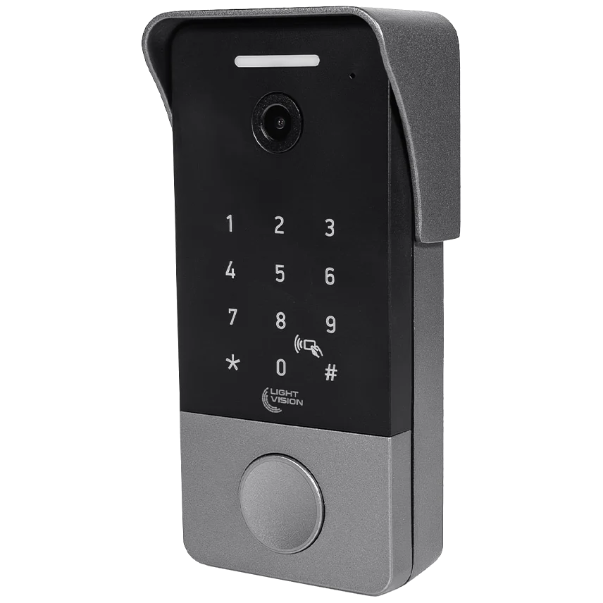 Вызывная панель с камерой Light Vision RIO FHD/KEY Silver (27918748)