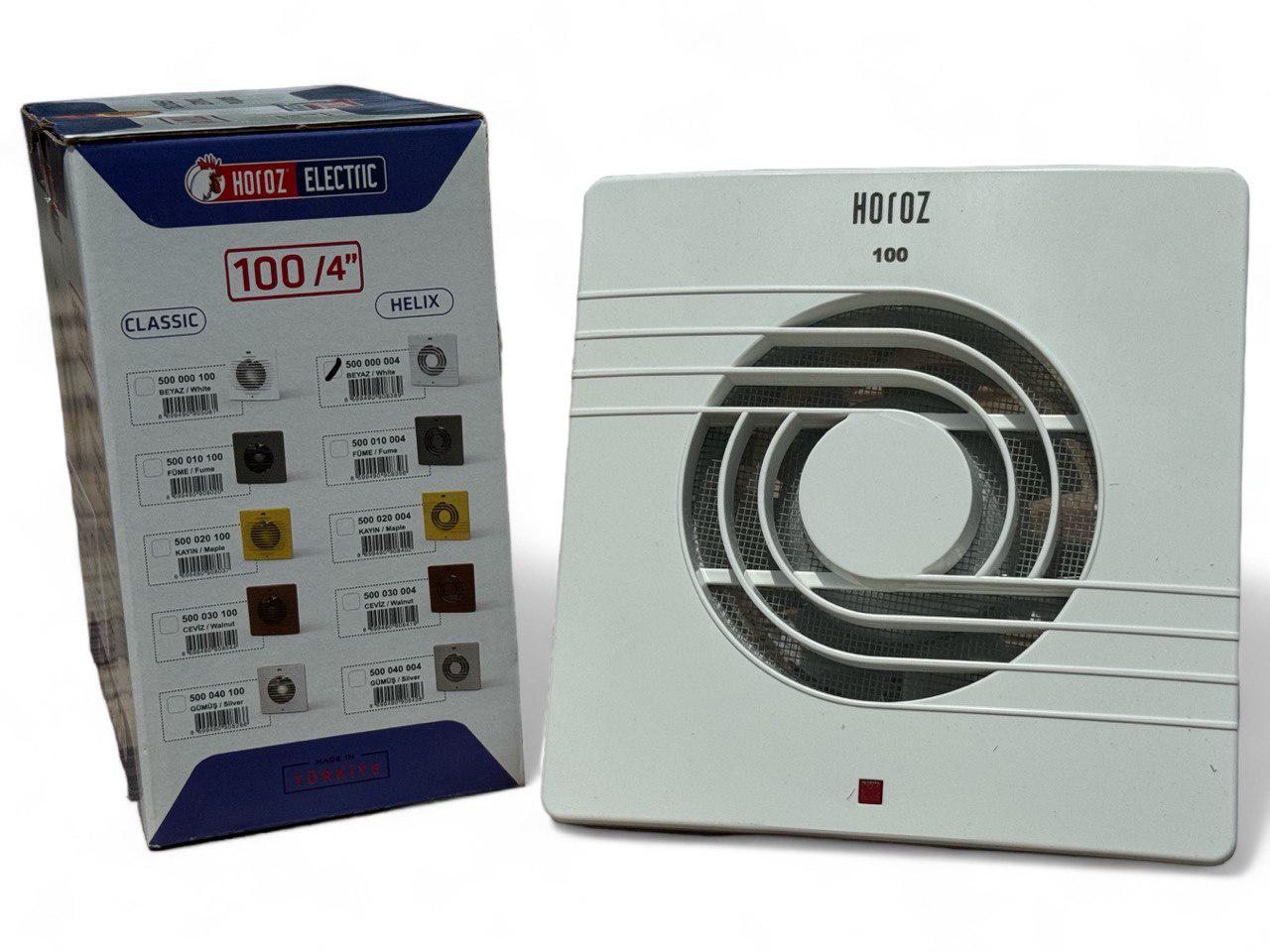 Вентилятор Horoz Electric 12 Вт 100 мм (500-000-004) - фото 4 Вентилятор Horoz Electric 12 Вт 100 мм (500-000-004) - фото 4