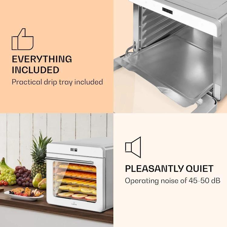 Дегидратор-сушилка для овощей/фруктов/мяса KLARSTEIN Shaftesbury (10040728) - фото 3 Дегидратор-сушилка для овощей/фруктов/мяса KLARSTEIN Shaftesbury (10040728) - фото 3