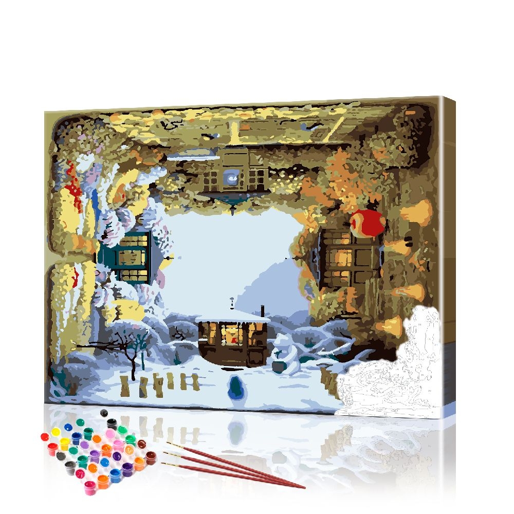 Картина по номерам ArtSale Четыре сезона PBN0541 40х50 см