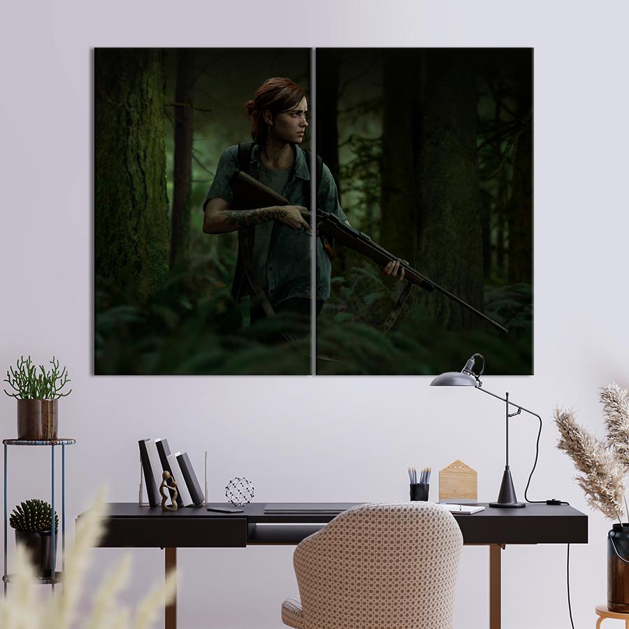 Настенний декор Героиня игры The Last of Us Элли 71x51 см (A236-2)