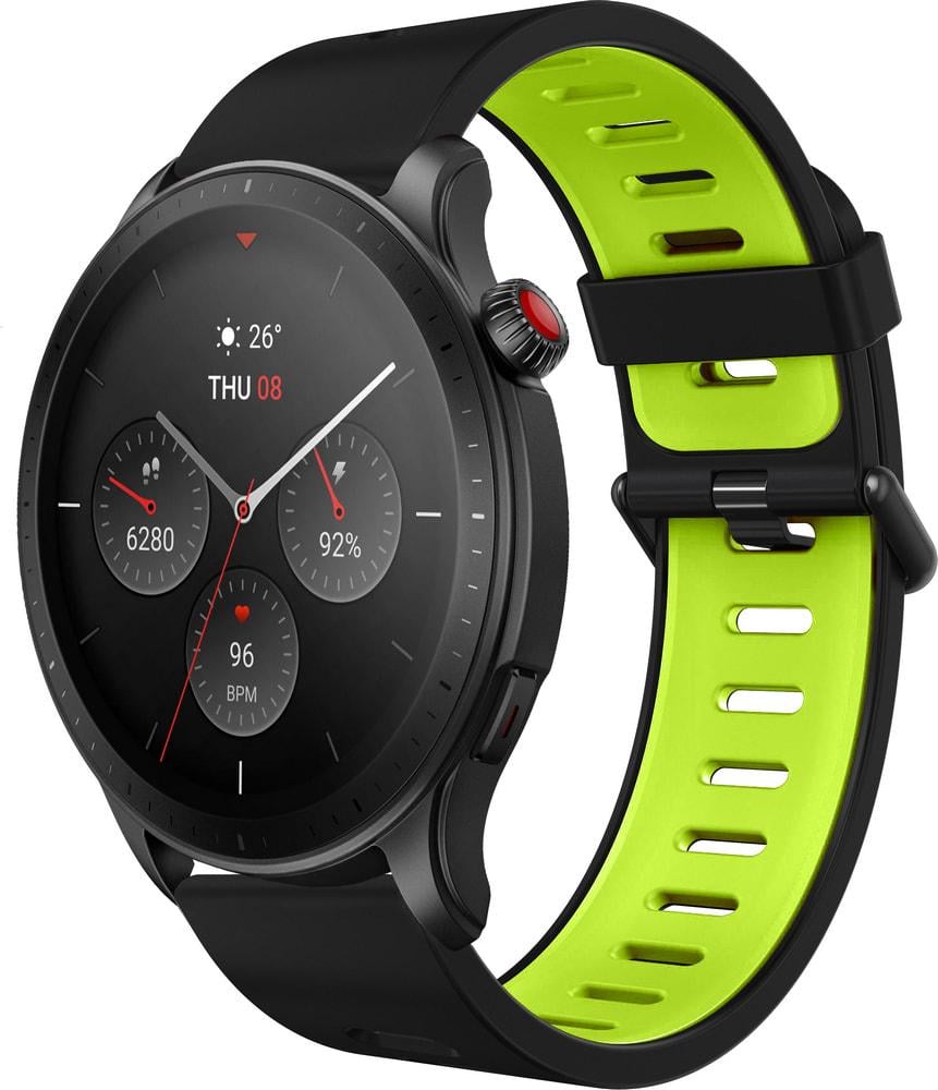 Ремешок Traf для Amazfit GTR 4 Black/Green (31074)