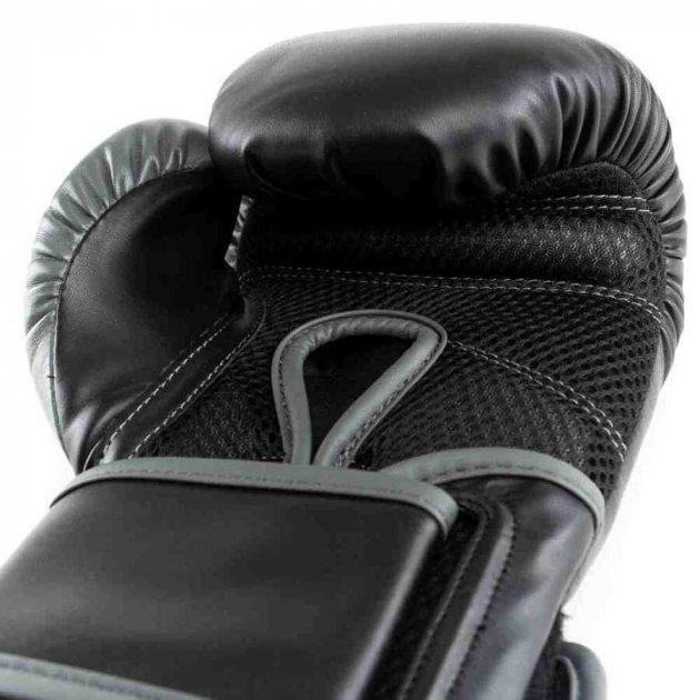 Боксерские перчатки Everlast POWERLOCK TRAINING GLOVES Уни 14 унций Черный (870314-70-8) - фото 5