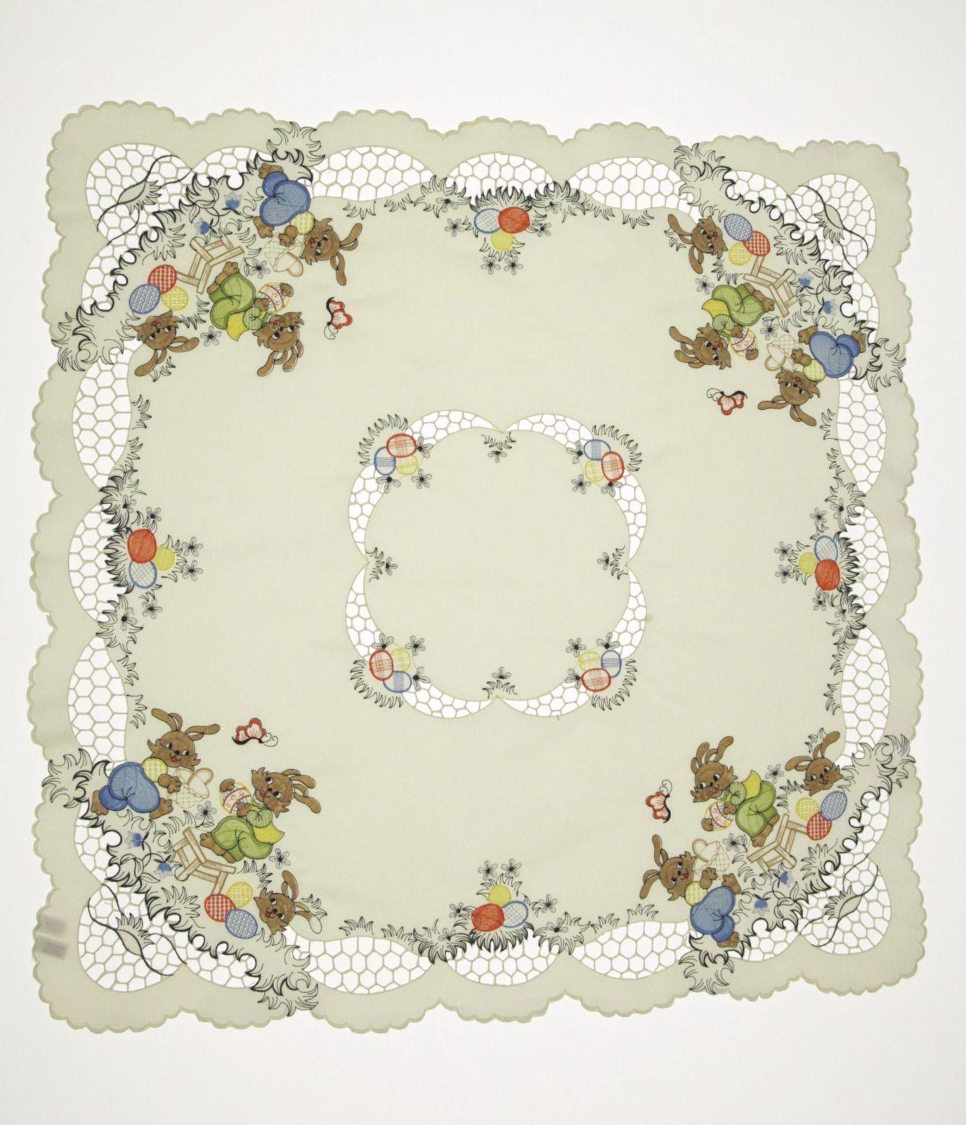 Пасхальная салфетка TD Seul 85х85 см Молочный (11971)